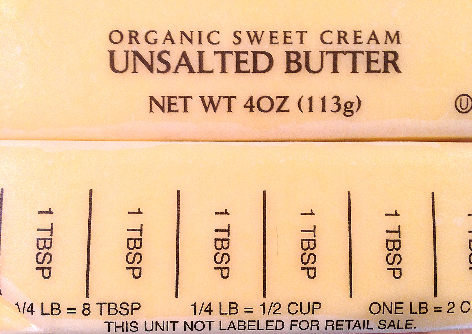 Unsalted butter | The Shambolic Chef